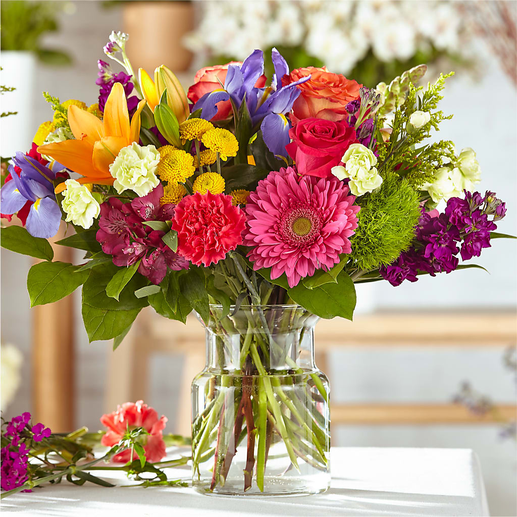 Bold & Bright – A Florist Original – Flower Shop Of Farmingdale, Farmingdale NY