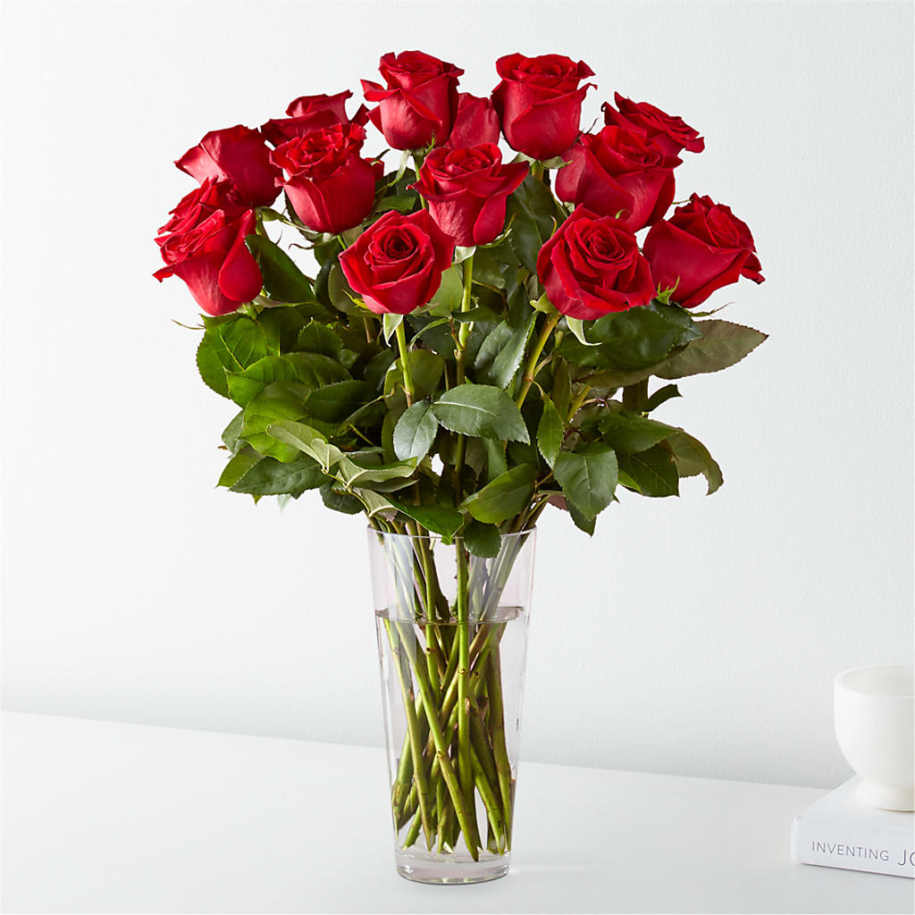Long Stem Red Rose Bouquet – Flower Shop Of Farmingdale, Farmingdale NY