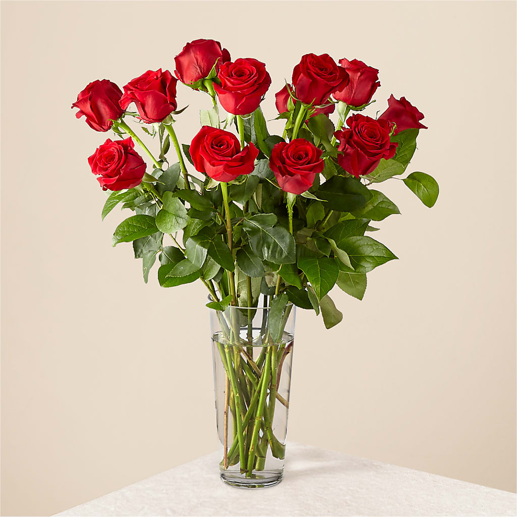 Long Stem Red Rose Bouquet – Flower Shop Of Farmingdale, Farmingdale NY
