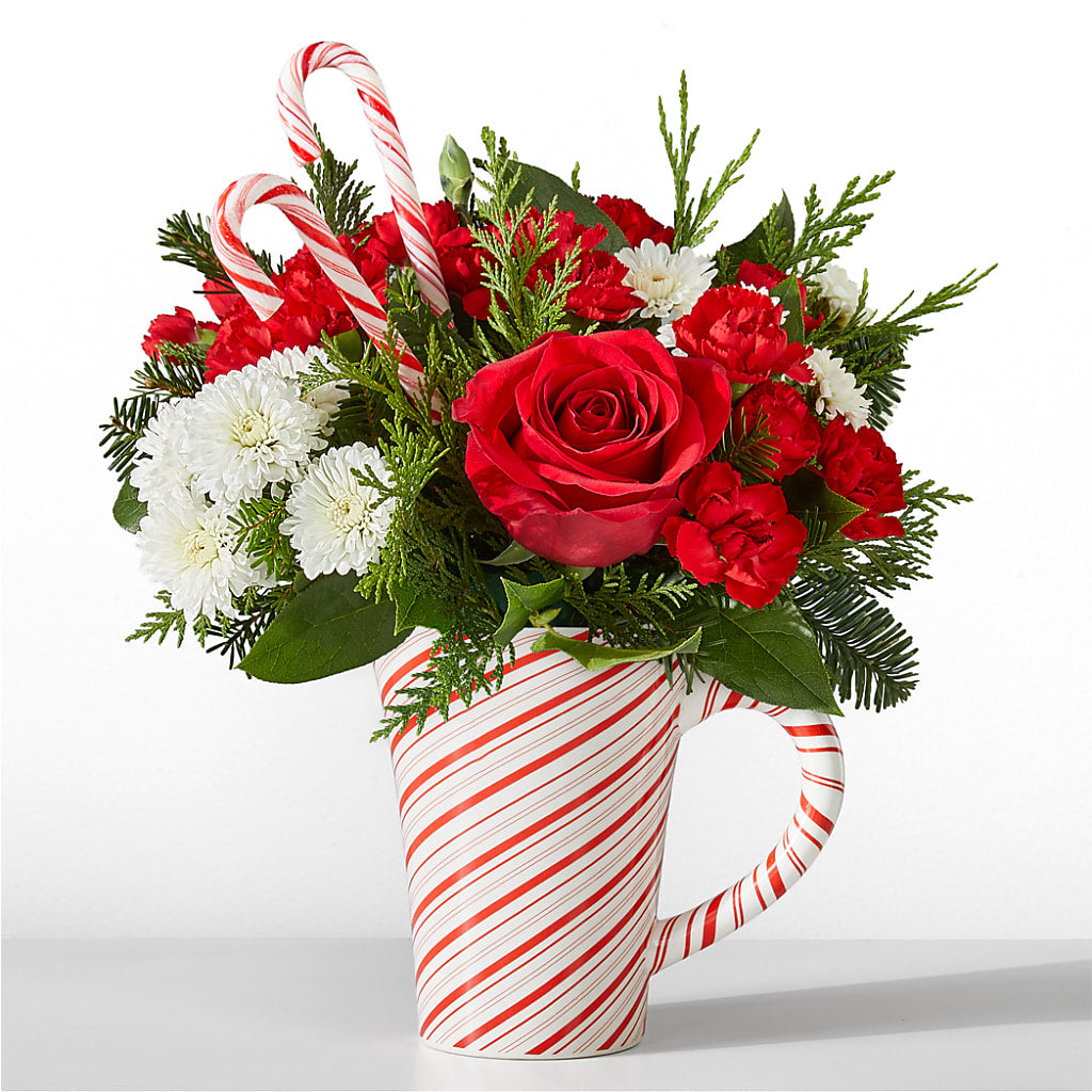 Peppermint Swirl Mug – Flower Shop Of Farmingdale, Farmingdale NY