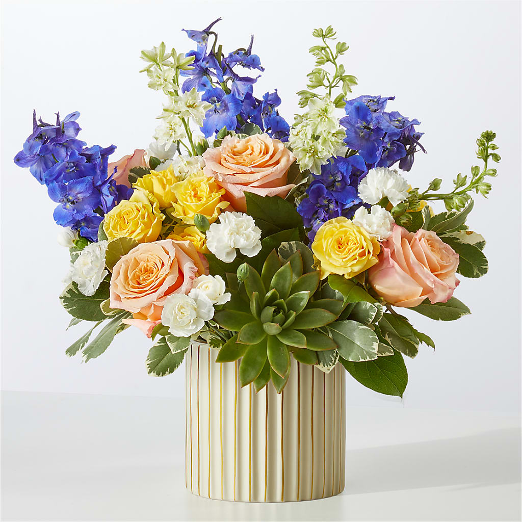 Cobalt Reverie Bouquet – Flower Shop Of Farmingdale, Farmingdale NY