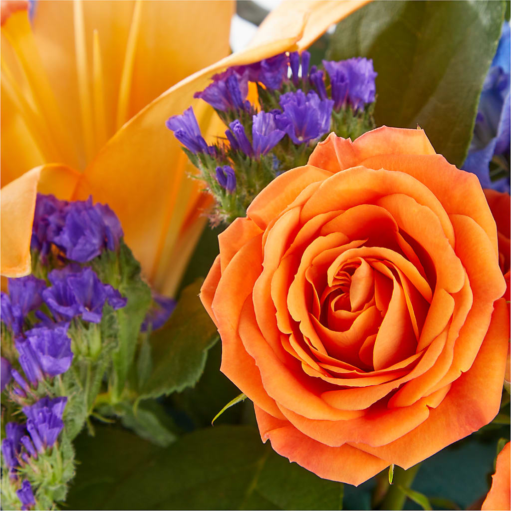 Radiant Citrus Box Bouquet – Flower Shop Of Farmingdale, Farmingdale NY