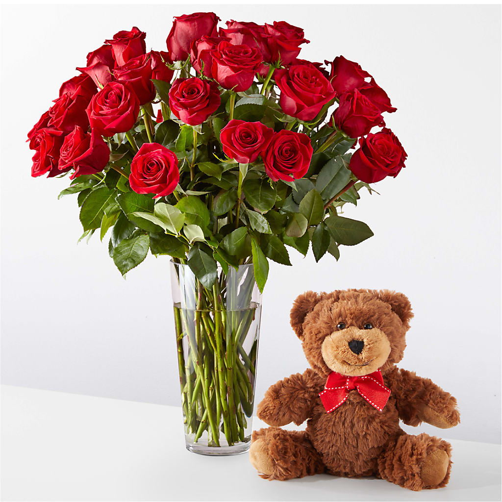 Romantic Long Stem Red Rose Bouquet Bundles – Flower Shop Of Farmingdale, Farmingdale NY