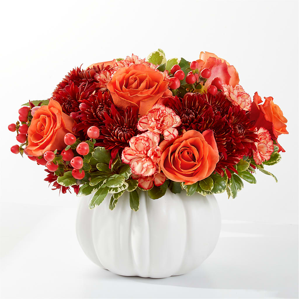 Autumn Air Pumpkin Bouquet – Flower Shop Of Farmingdale, Farmingdale NY