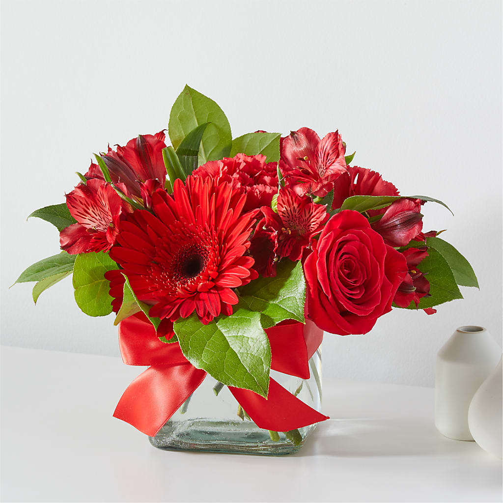 Red Hot Bouquet – Flower Shop Of Farmingdale, Farmingdale NY