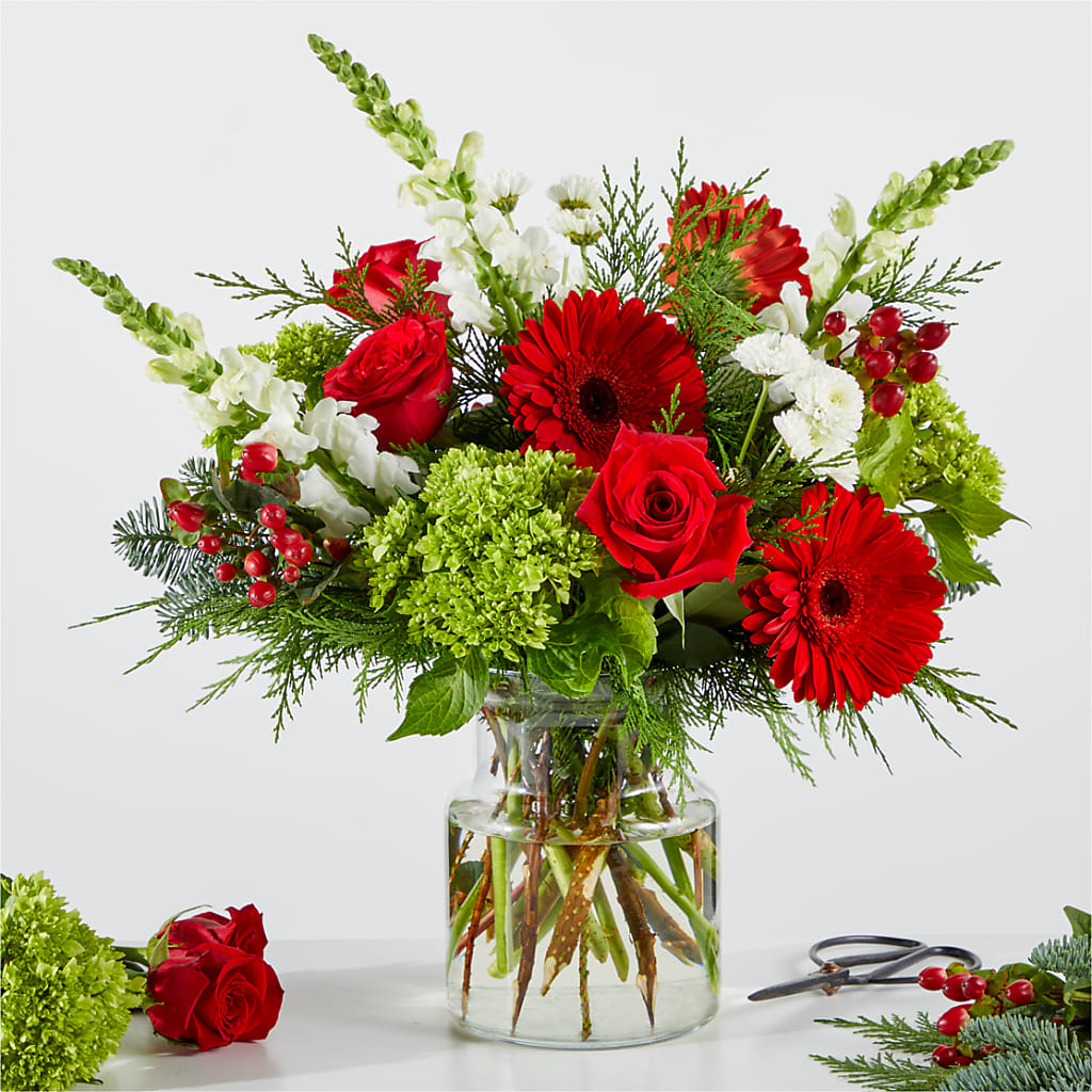 Merry Moment Bouquet – A Florist Original – Flower Shop Of Farmingdale, Farmingdale NY