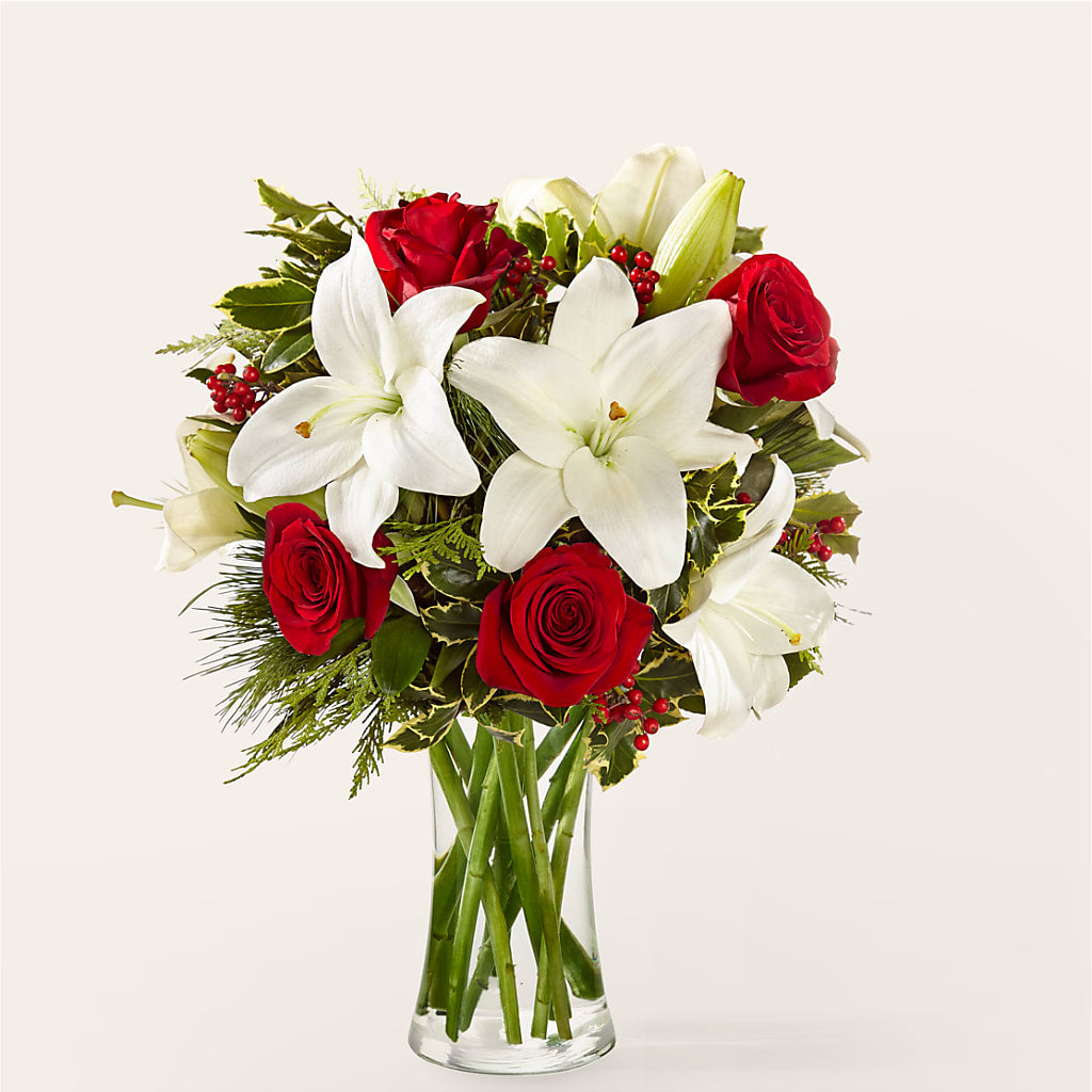 Sparkling Snowflakes Bouquet – Flower Shop Of Farmingdale, Farmingdale NY