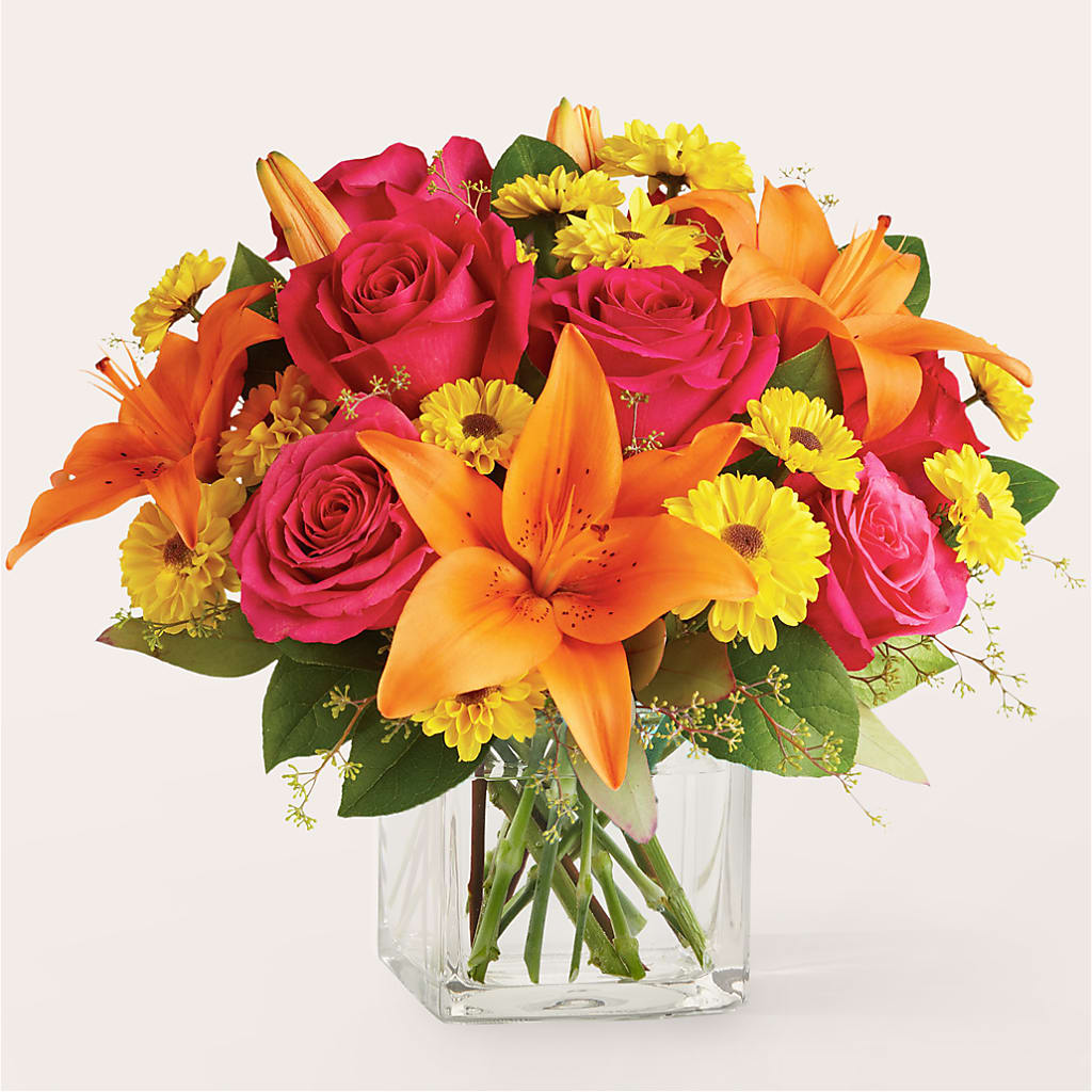 Neon Lights Bouquet – Flower Shop Of Farmingdale, Farmingdale NY