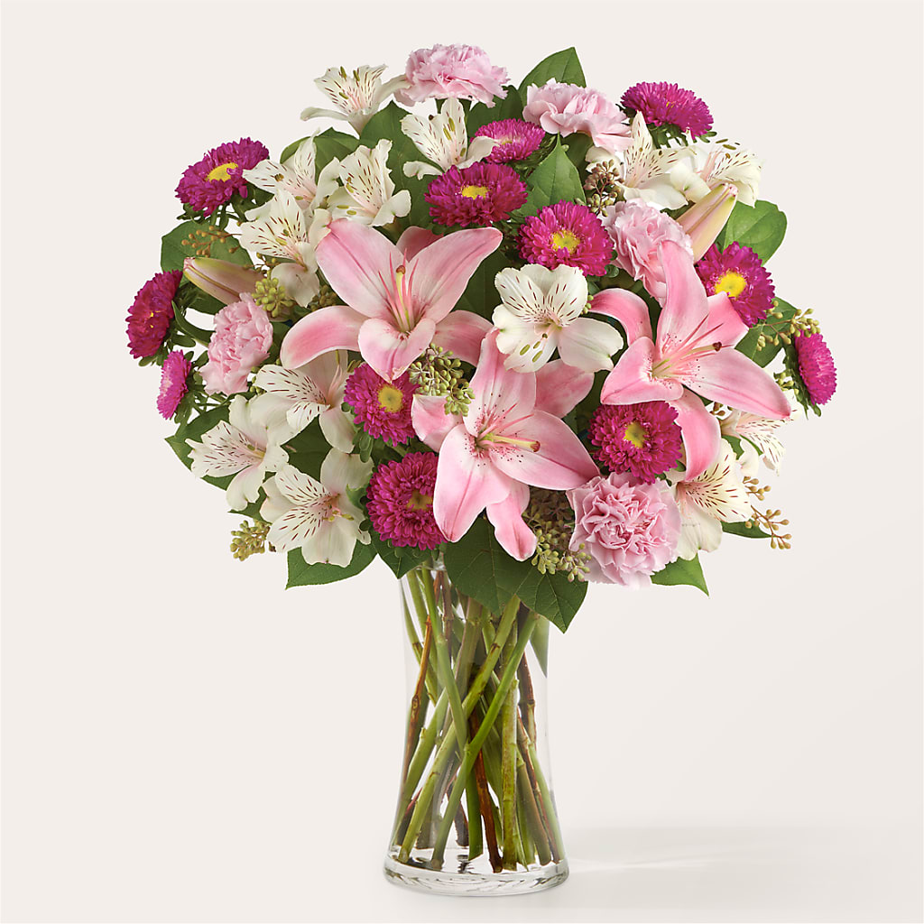 Feeling Fuchsia Bouquet – Flower Shop Of Farmingdale, Farmingdale NY