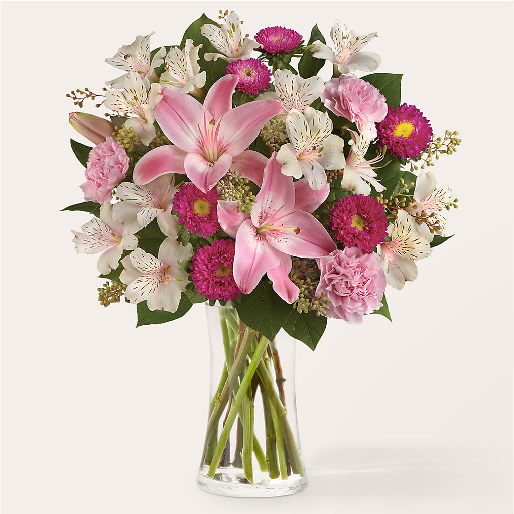 Feeling Fuchsia Bouquet – Flower Shop Of Farmingdale, Farmingdale NY