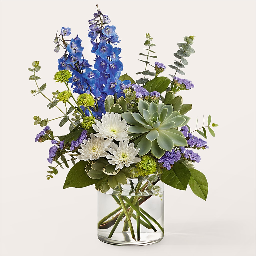 Cerulean Waves Bouquet – Flower Shop Of Farmingdale, Farmingdale NY