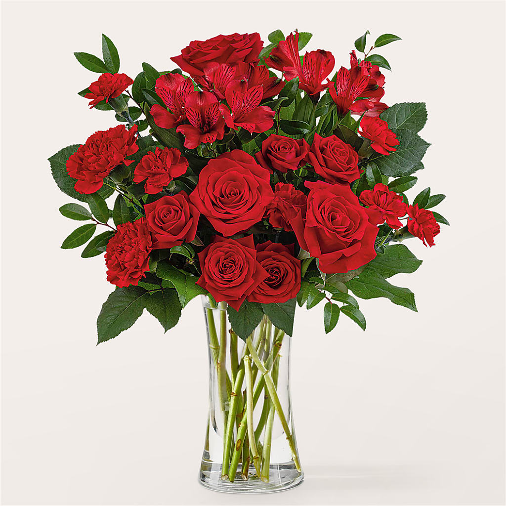 Brilliant Ruby Bouquet – Flower Shop Of Farmingdale, Farmingdale NY