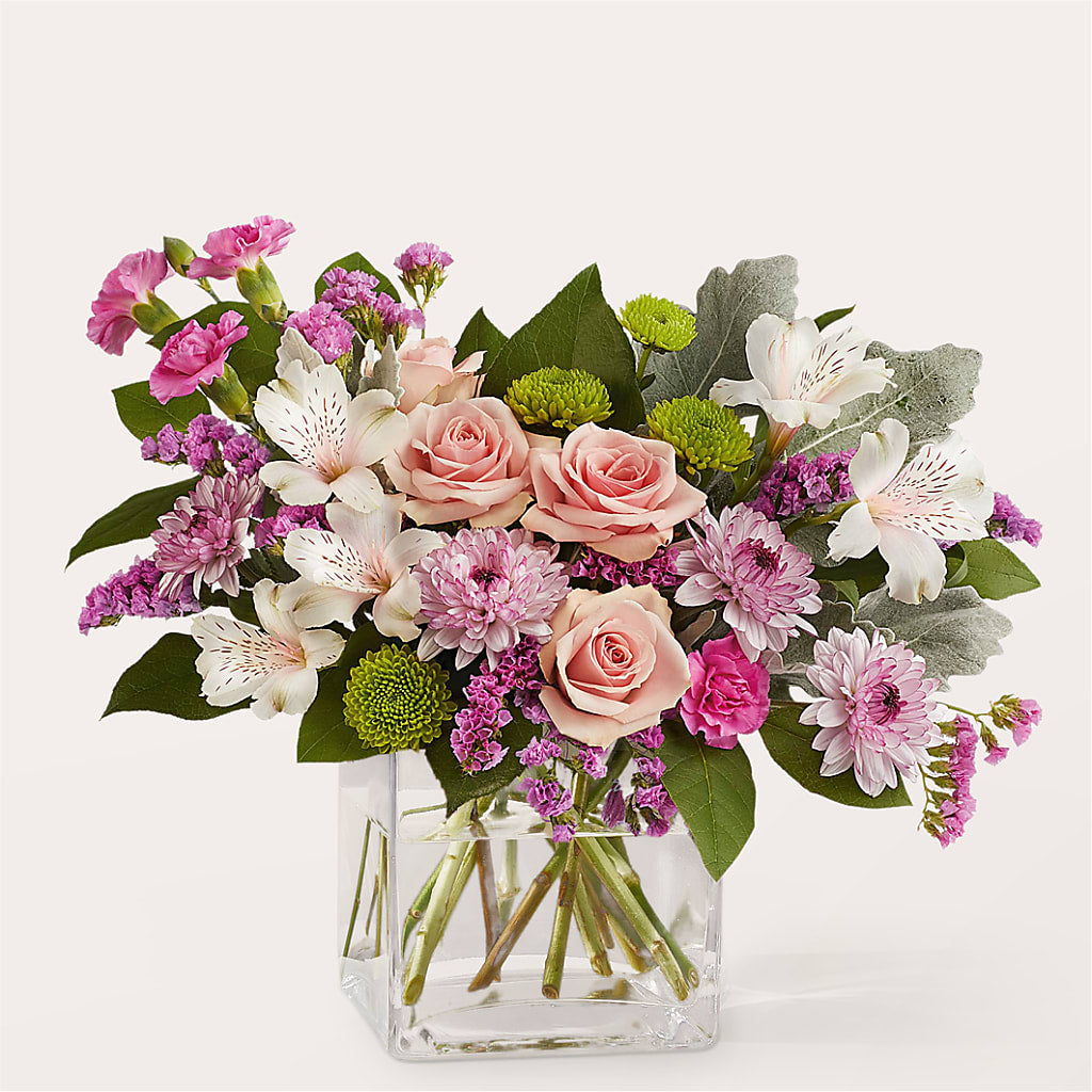 Pink Suede Bouquet – Flower Shop Of Farmingdale, Farmingdale NY
