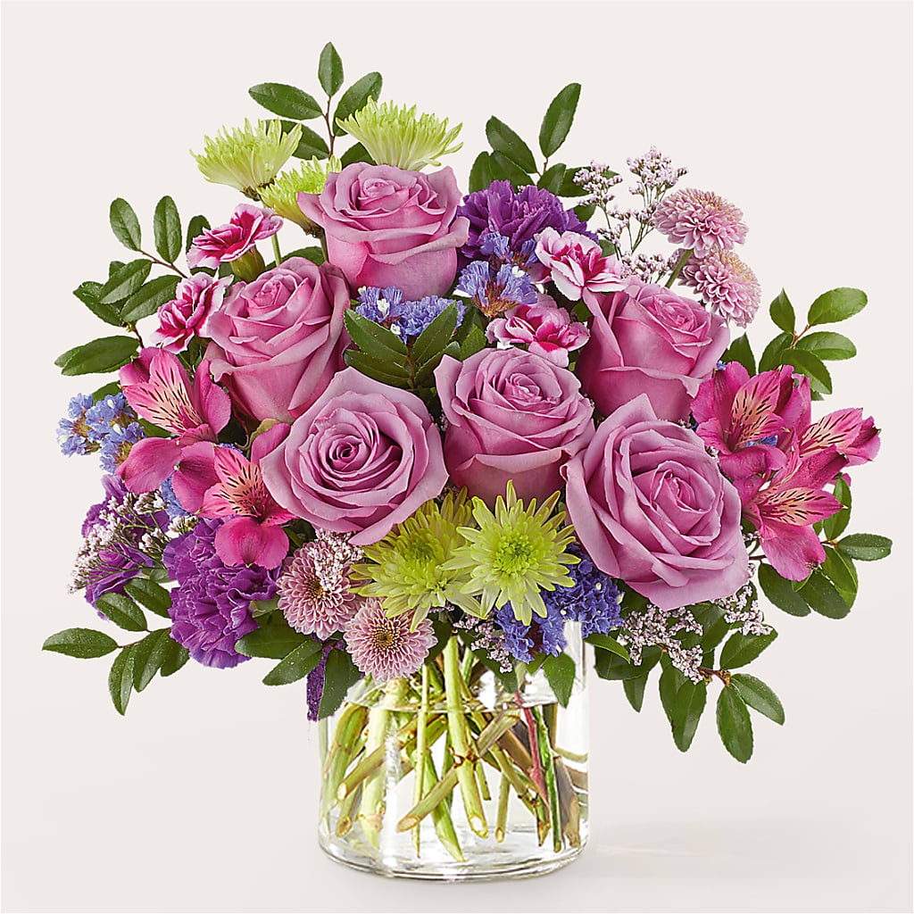 Glass Half Full Bouquet – Flower Shop Of Farmingdale, Farmingdale NY
