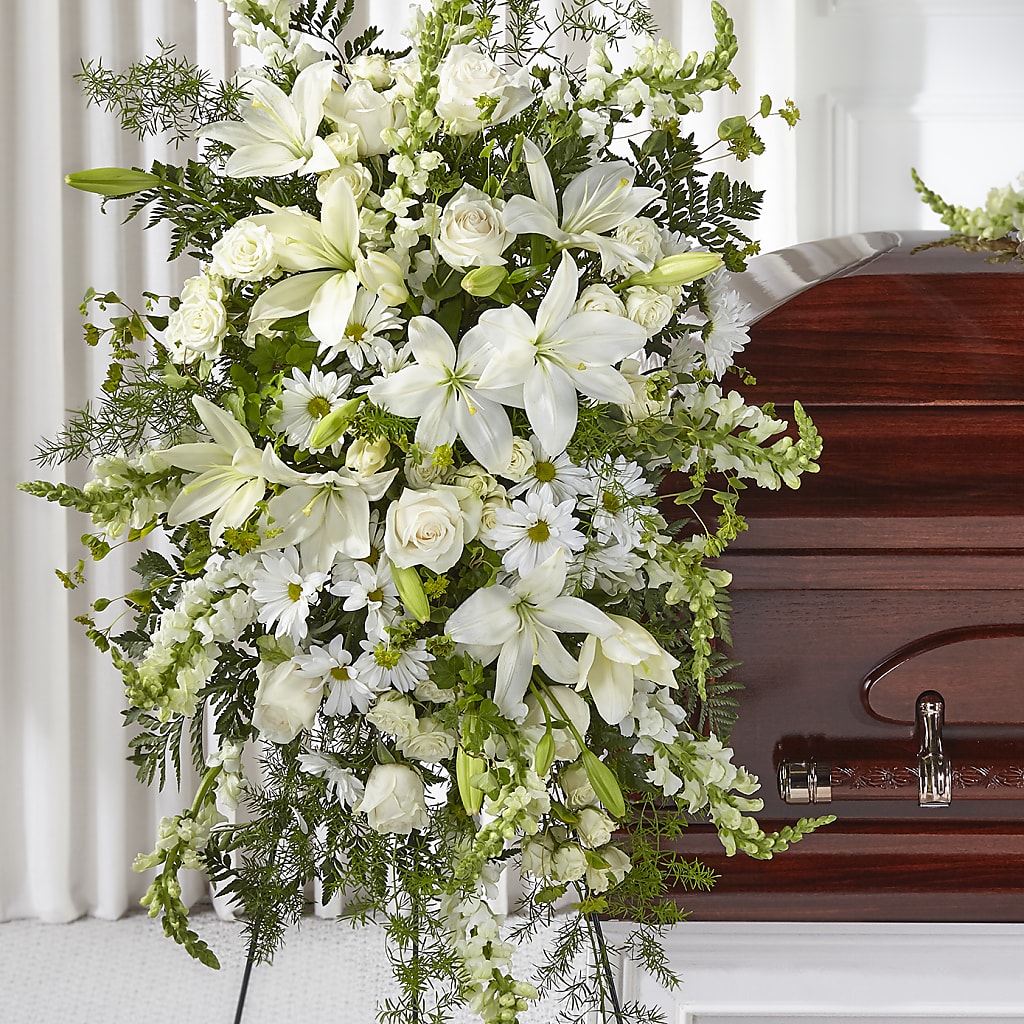 Loving Thoughts Standing Spray – Flower Shop Of Farmingdale, Farmingdale NY