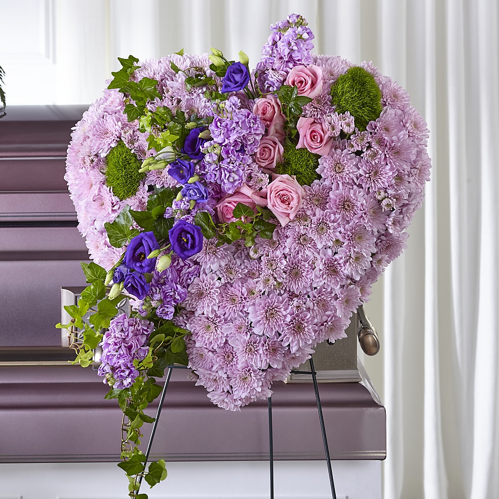 Treasured Love Standing Heart – Flower Shop Of Farmingdale, Farmingdale NY