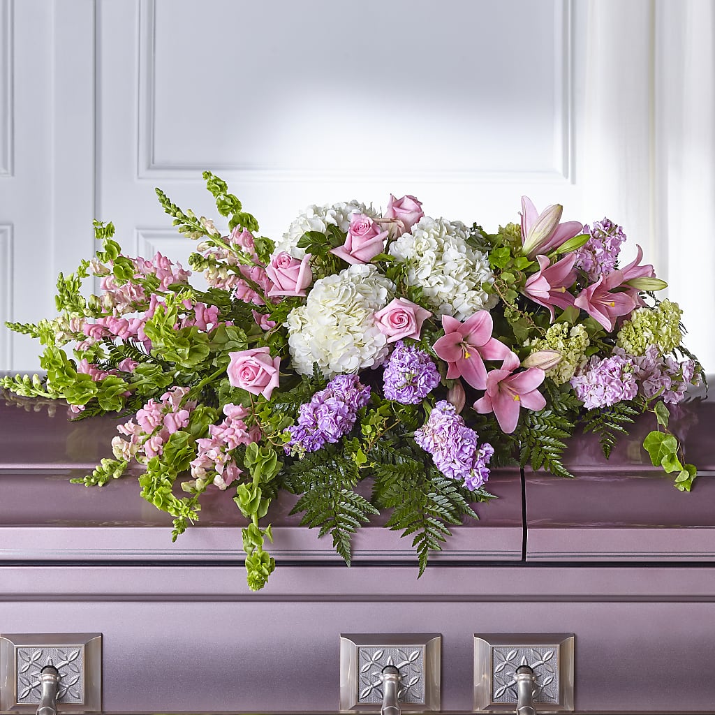 Life's Gratitude Casket Spray – Flower Shop Of Farmingdale, Farmingdale NY