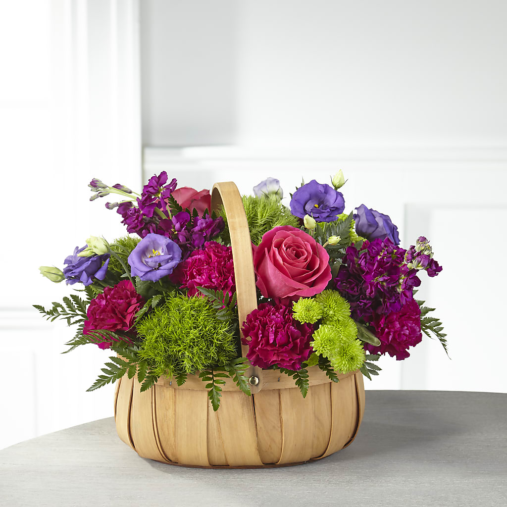 Serene Sanctuary Basket – Flower Shop Of Farmingdale, Farmingdale NY