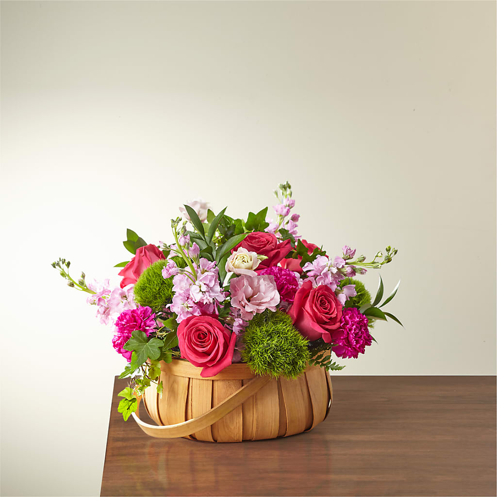 Radiance in Bloom Basket – Flower Shop Of Farmingdale, Farmingdale NY