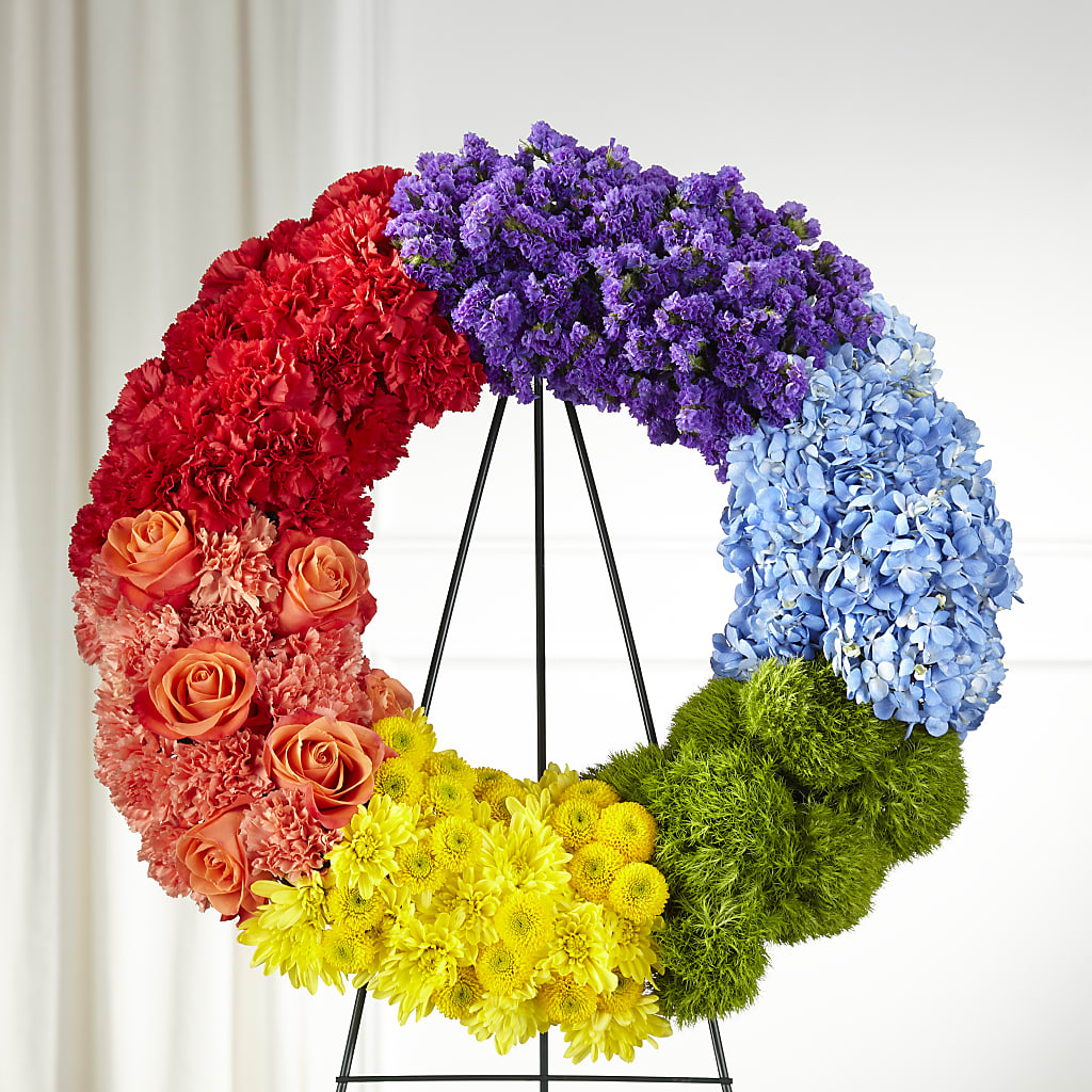 Circle of Love Wreath – Flower Shop Of Farmingdale, Farmingdale NY