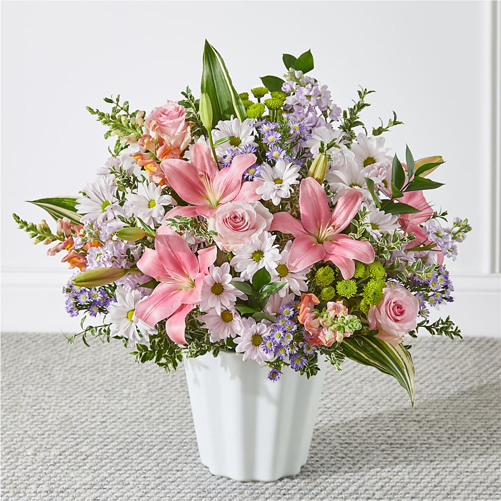 Abundant Compassion Floor Basket – Flower Shop Of Farmingdale, Farmingdale NY