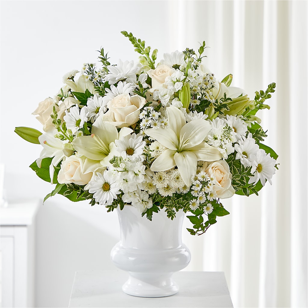 Uplifting Urn Arrangement – Flower Shop Of Farmingdale, Farmingdale NY