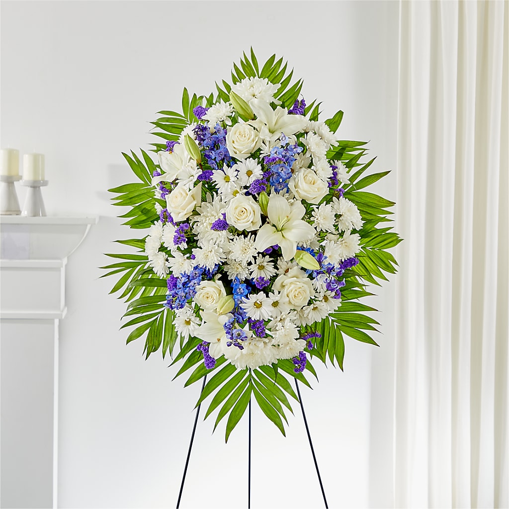 At Rest Standing Spray – Flower Shop Of Farmingdale, Farmingdale NY