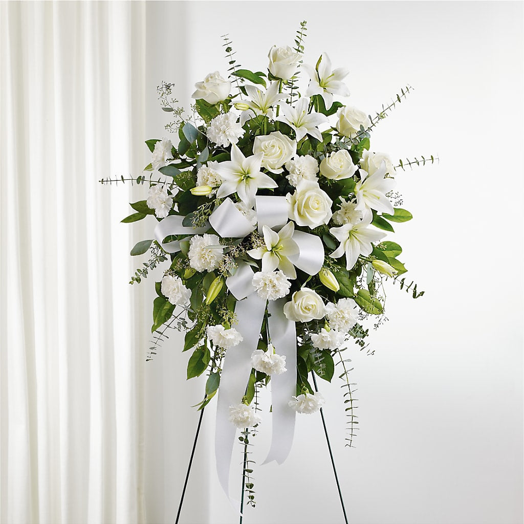 With Care Standing Spray – Flower Shop Of Farmingdale, Farmingdale NY