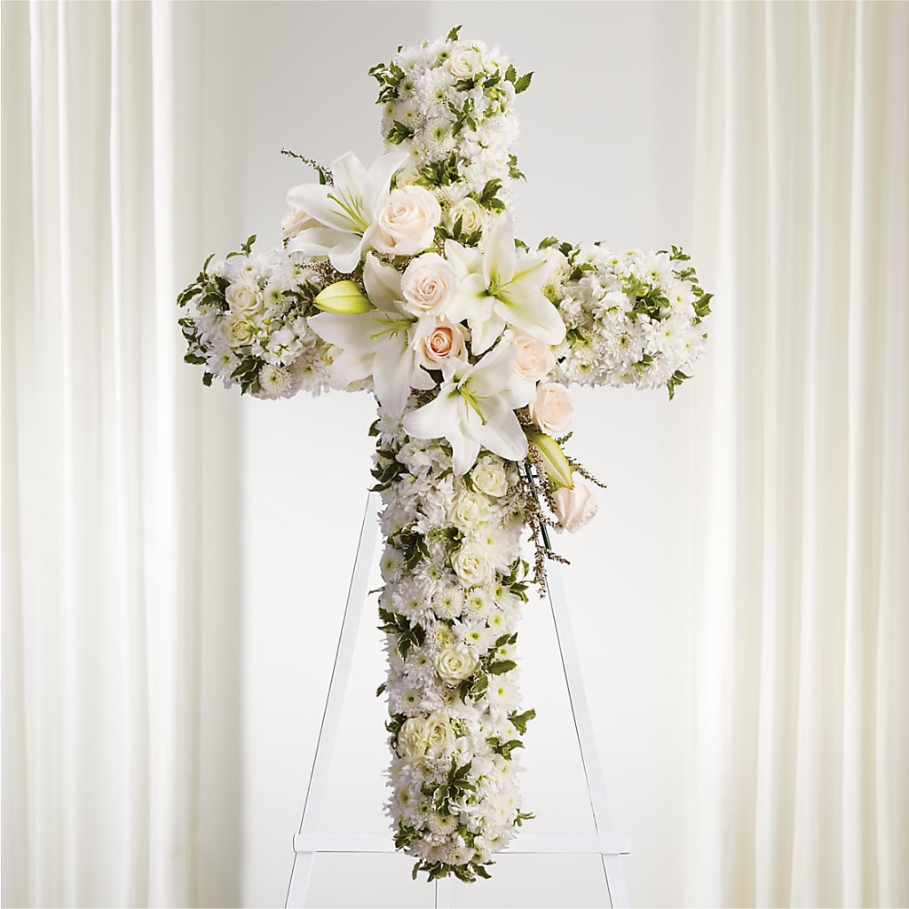 Spiritual Guidance Standing Spray – Flower Shop Of Farmingdale, Farmingdale NY