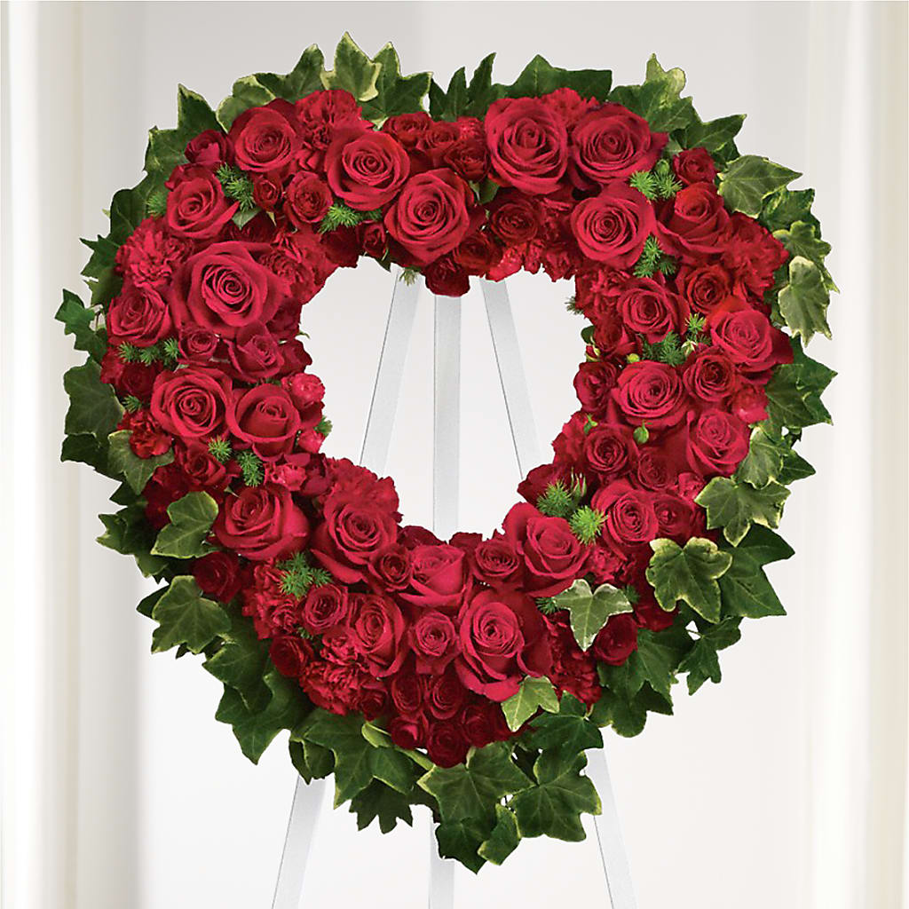 Wholehearted Standing Spray – Flower Shop Of Farmingdale, Farmingdale NY