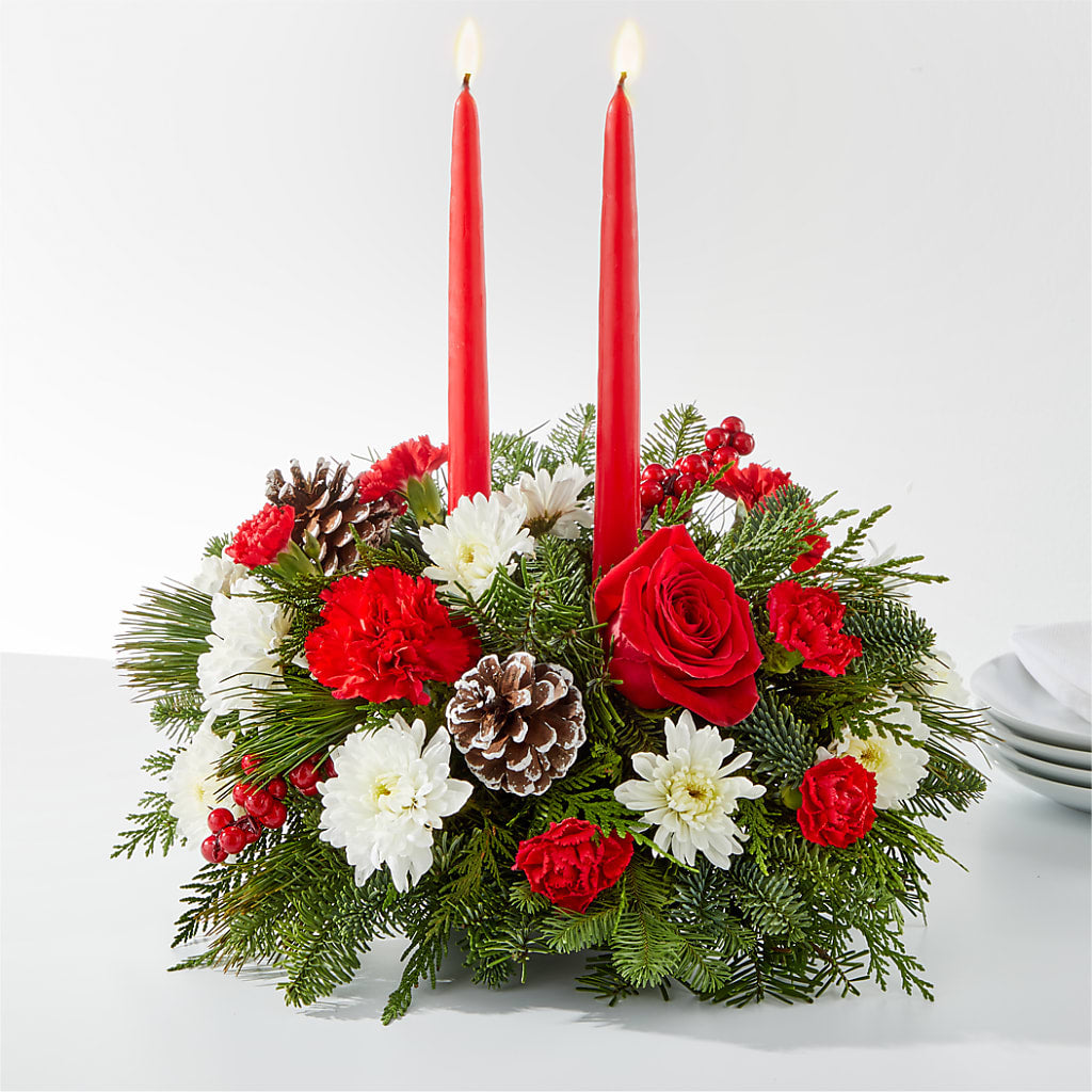 Holiday Soiree Centerpiece – Flower Shop Of Farmingdale, Farmingdale NY