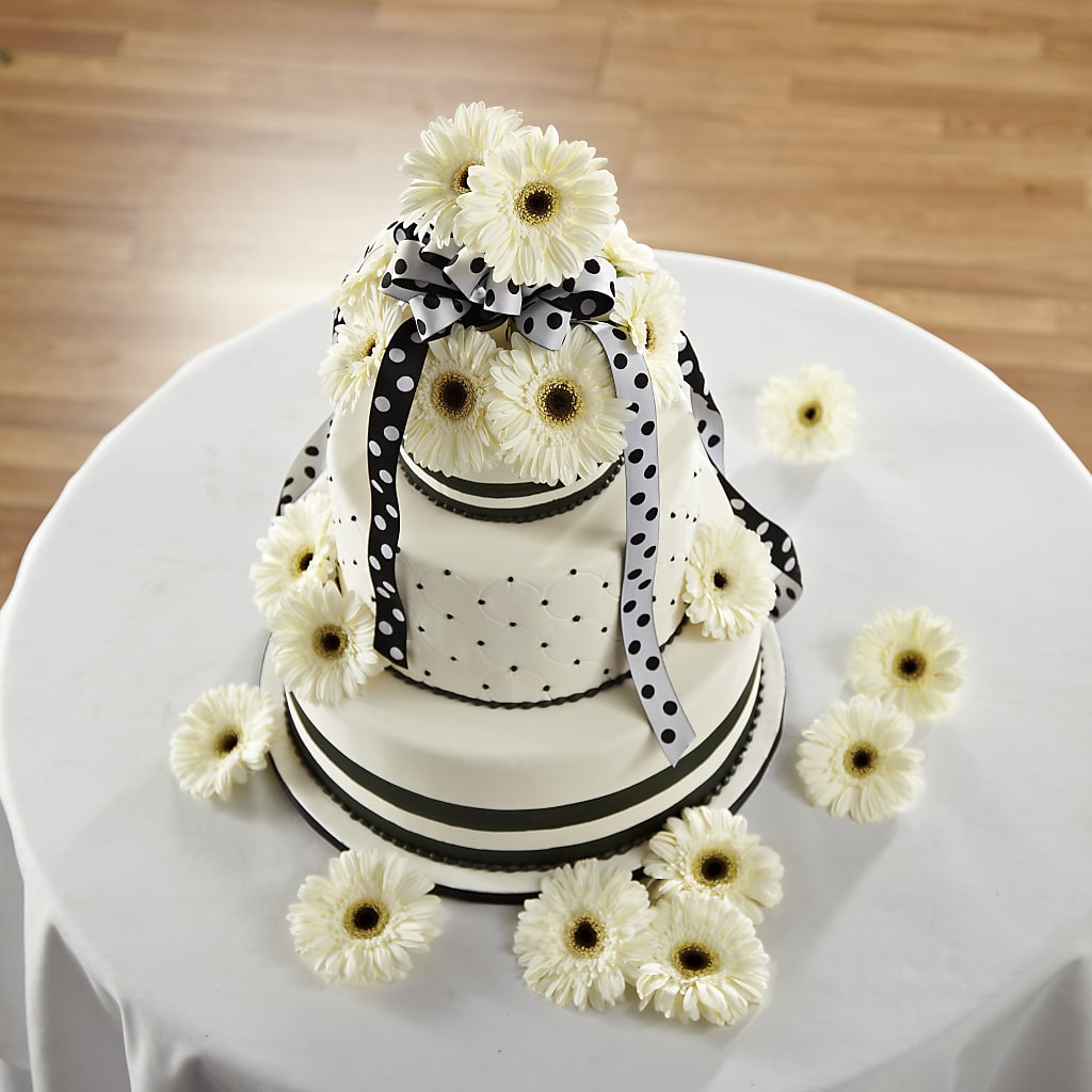 Simple Sophistication Cake Décor – Flower Shop Of Farmingdale, Farmingdale NY