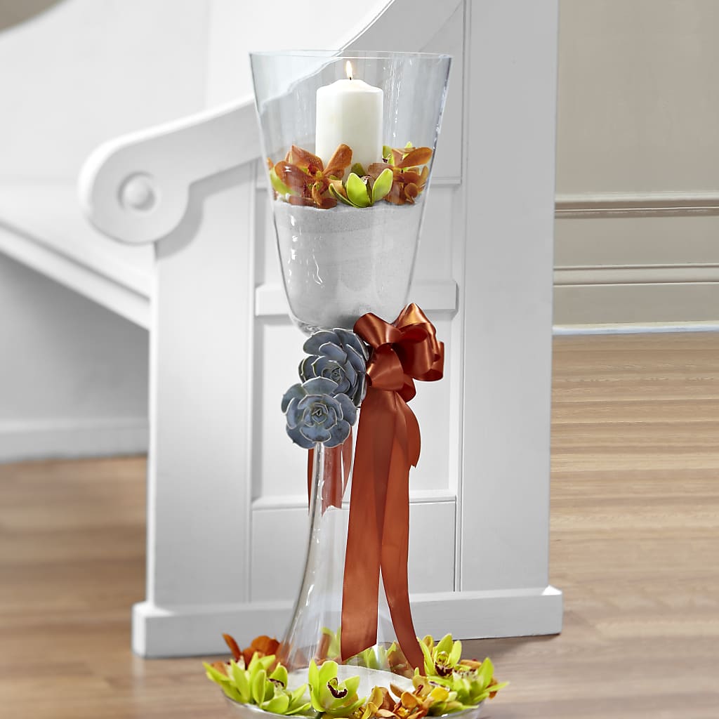 Matrimony Pew Decor – Flower Shop Of Farmingdale, Farmingdale NY