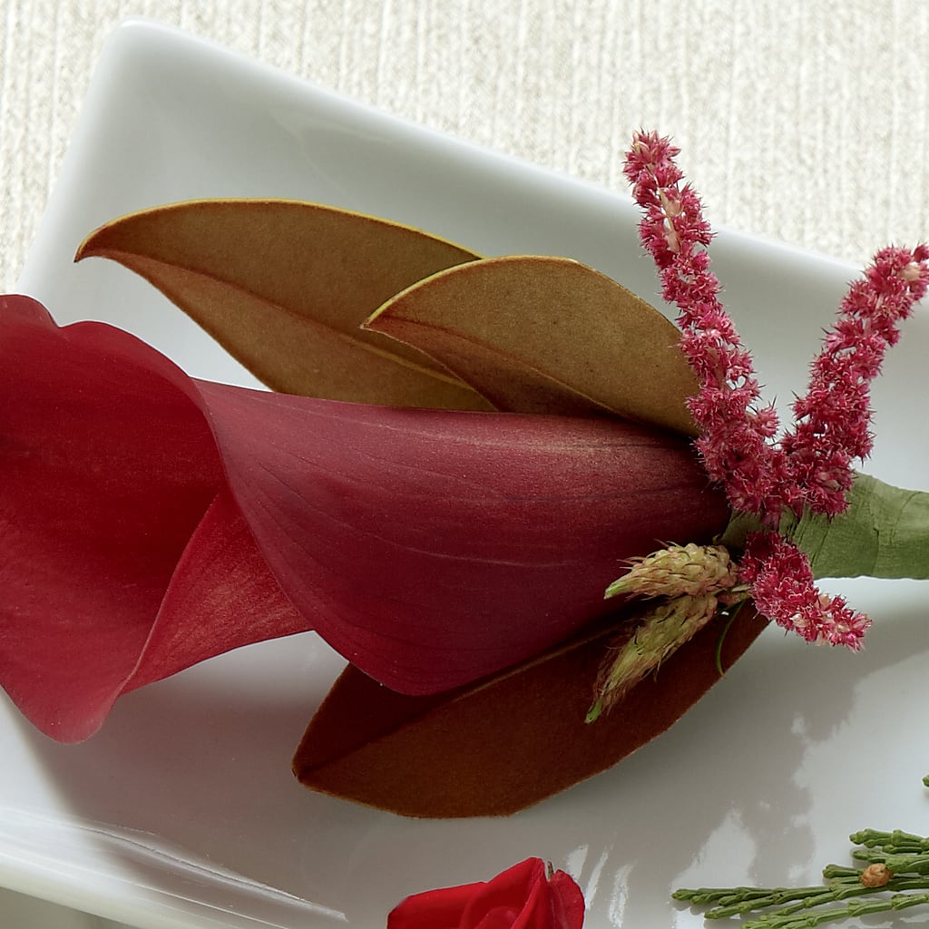 Red Calla Boutonniere – Flower Shop Of Farmingdale, Farmingdale NY