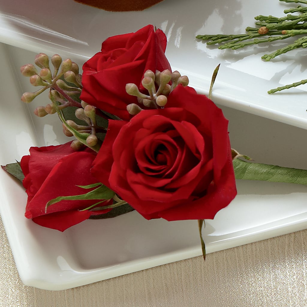 Red Spray Rose Boutonniere – Flower Shop Of Farmingdale, Farmingdale NY