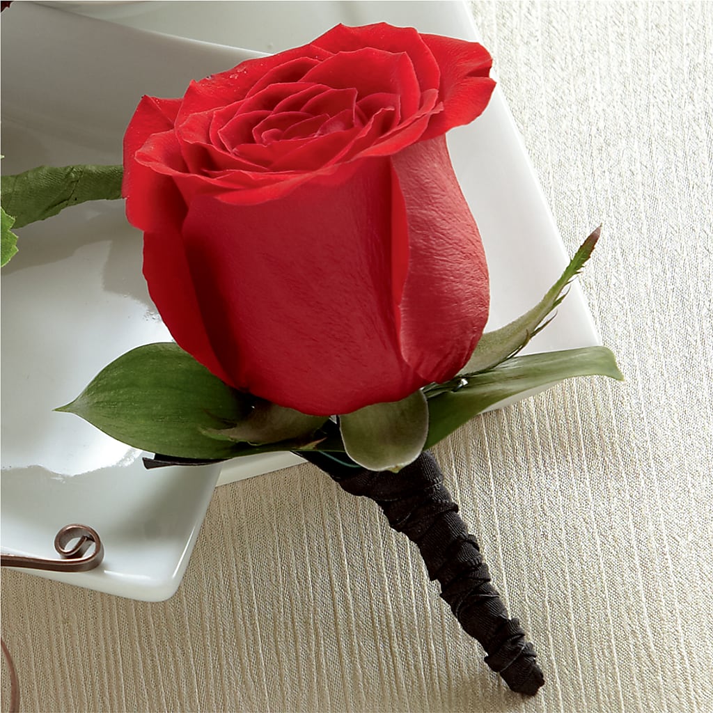 Red Rose Boutonniere – Flower Shop Of Farmingdale, Farmingdale NY
