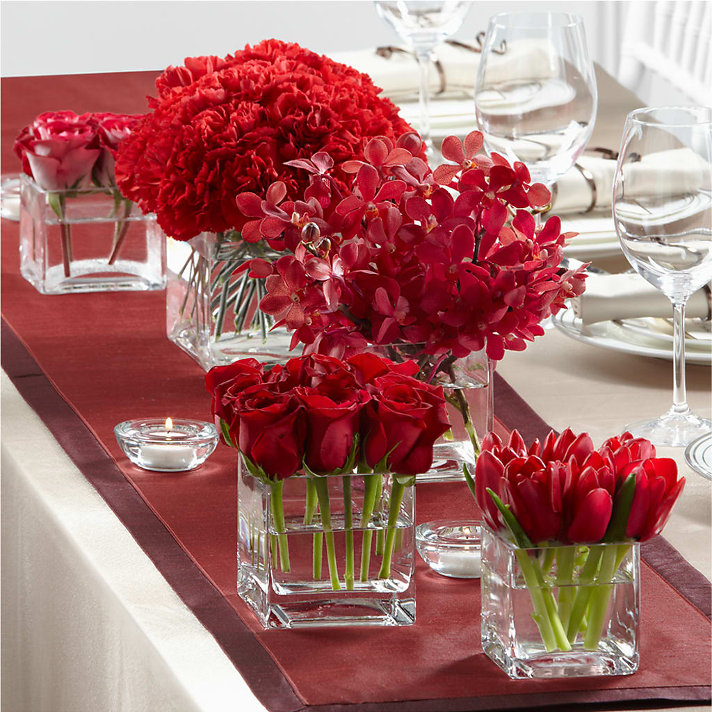 Modern Grace Centerpiece – Flower Shop Of Farmingdale, Farmingdale NY