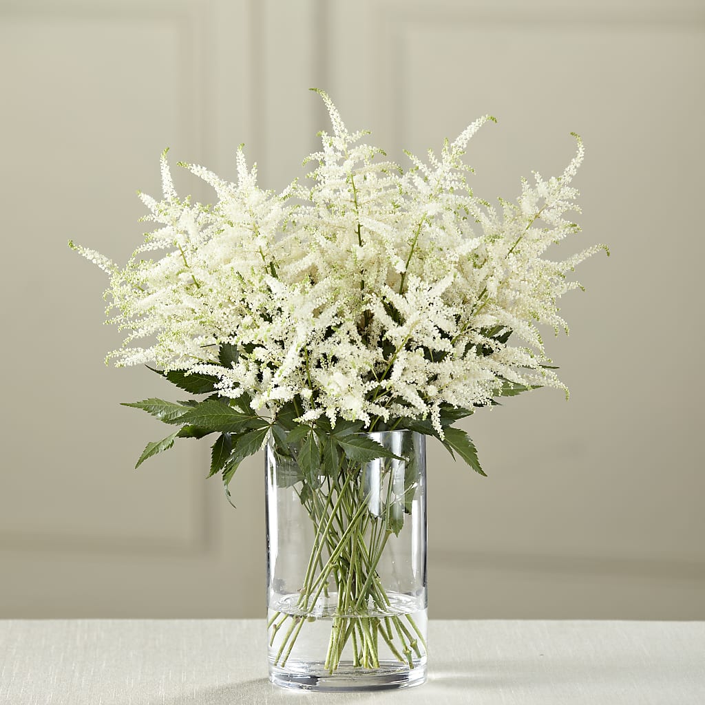 White Astilbe Bouquet – Flower Shop Of Farmingdale, Farmingdale NY