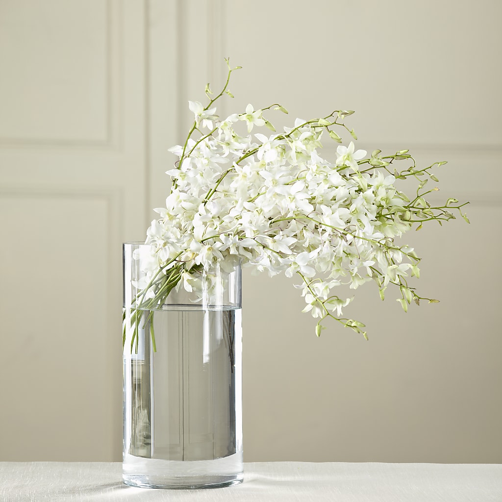 White Dendrobium Bouquet – Flower Shop Of Farmingdale, Farmingdale NY