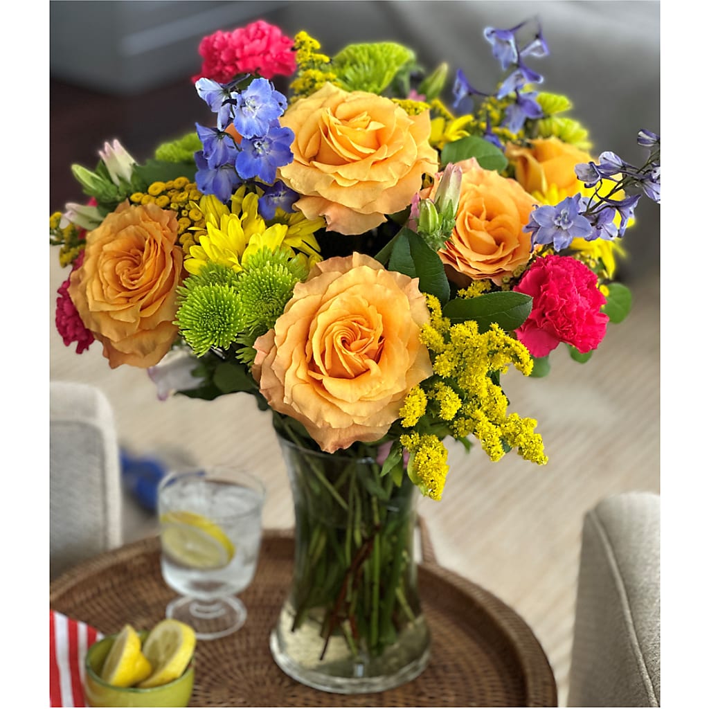 Bold & Bright – A Florist Original –  Flower Shop Of Farmingdale, Farmingdale NY