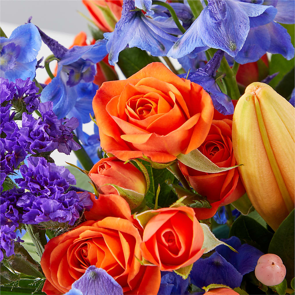 Radiant Citrus Box Bouquet –  Flower Shop Of Farmingdale, Farmingdale NY