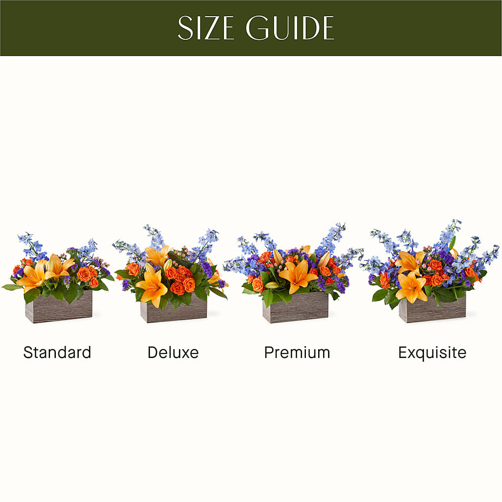 Radiant Citrus Box Bouquet –  Flower Shop Of Farmingdale, Farmingdale NY