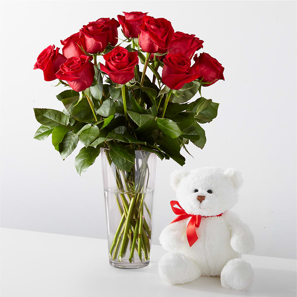 Romantic Long Stem Red Rose Bouquet Bundles –  Flower Shop Of Farmingdale, Farmingdale NY
