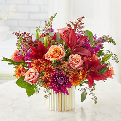 Burgundy Landscape Bouquet –  Flower Shop Of Farmingdale, Farmingdale NY