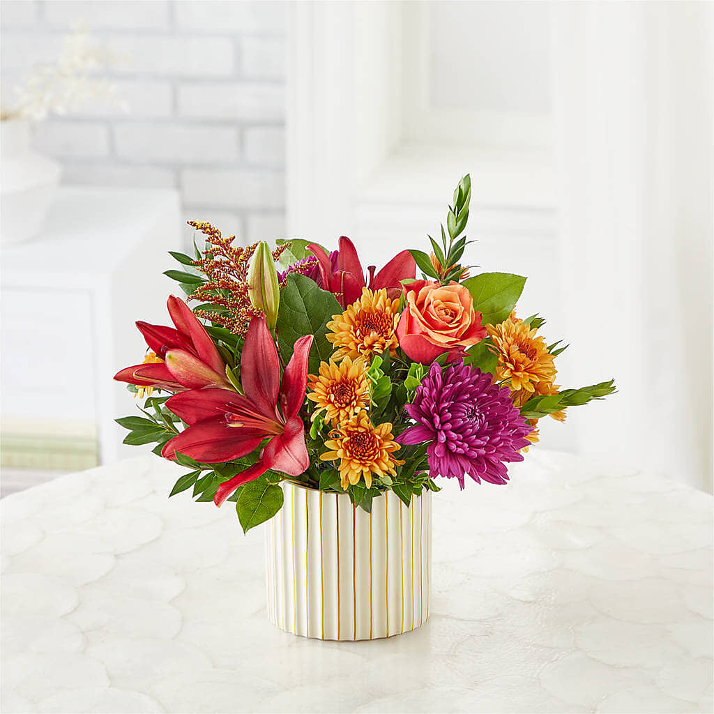 Burgundy Landscape Bouquet –  Flower Shop Of Farmingdale, Farmingdale NY
