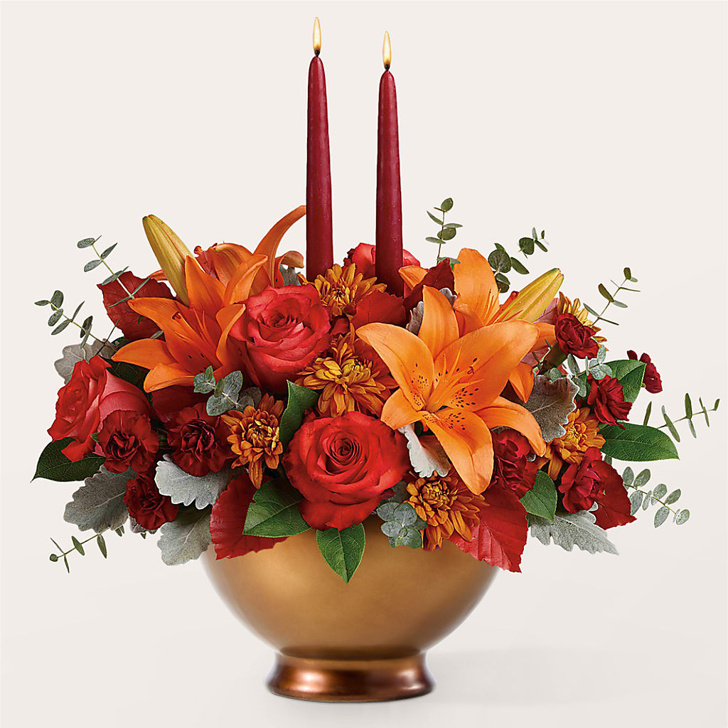 Fruits of Fall Centerpiece –  Flower Shop Of Farmingdale, Farmingdale NY