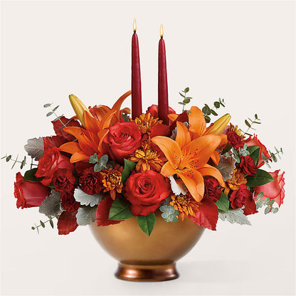 Fruits of Fall Centerpiece –  Flower Shop Of Farmingdale, Farmingdale NY