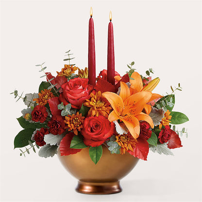 Fruits of Fall Centerpiece –  Flower Shop Of Farmingdale, Farmingdale NY
