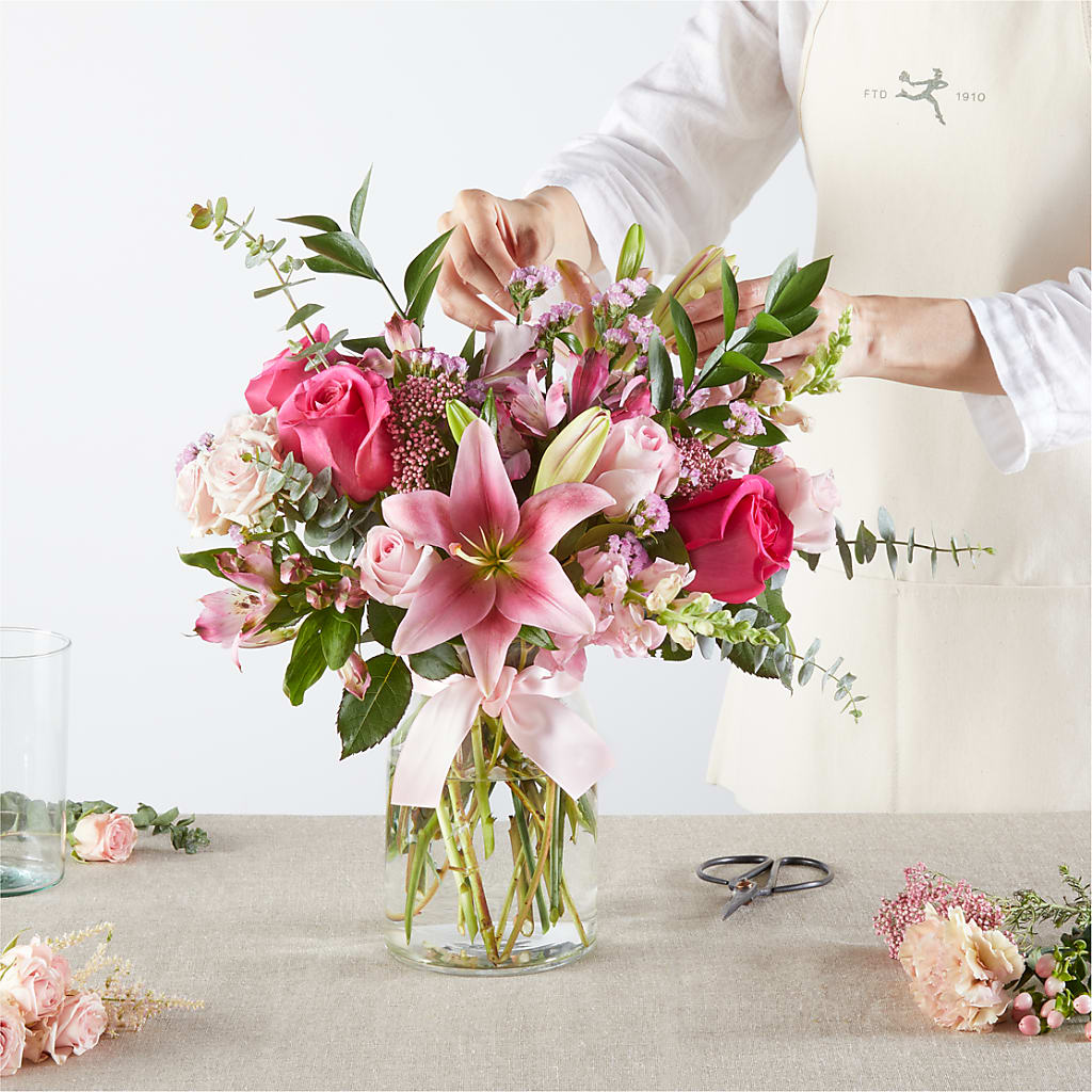 Pink Ribbon - A Florist Original –  Flower Shop Of Farmingdale, Farmingdale NY