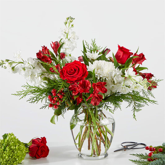 Merry Moment Bouquet – A Florist Original –  Flower Shop Of Farmingdale, Farmingdale NY